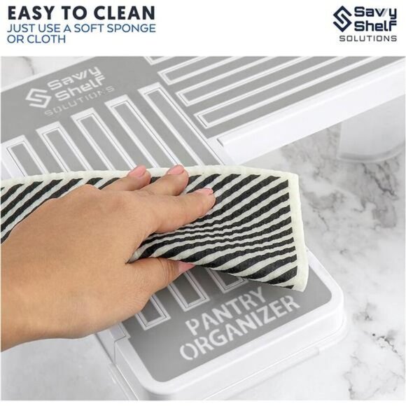 Adjustable Pantry Spice Rack Can Organizer Kitchen Cabinet Storage Shelf - Picture 6 of 7